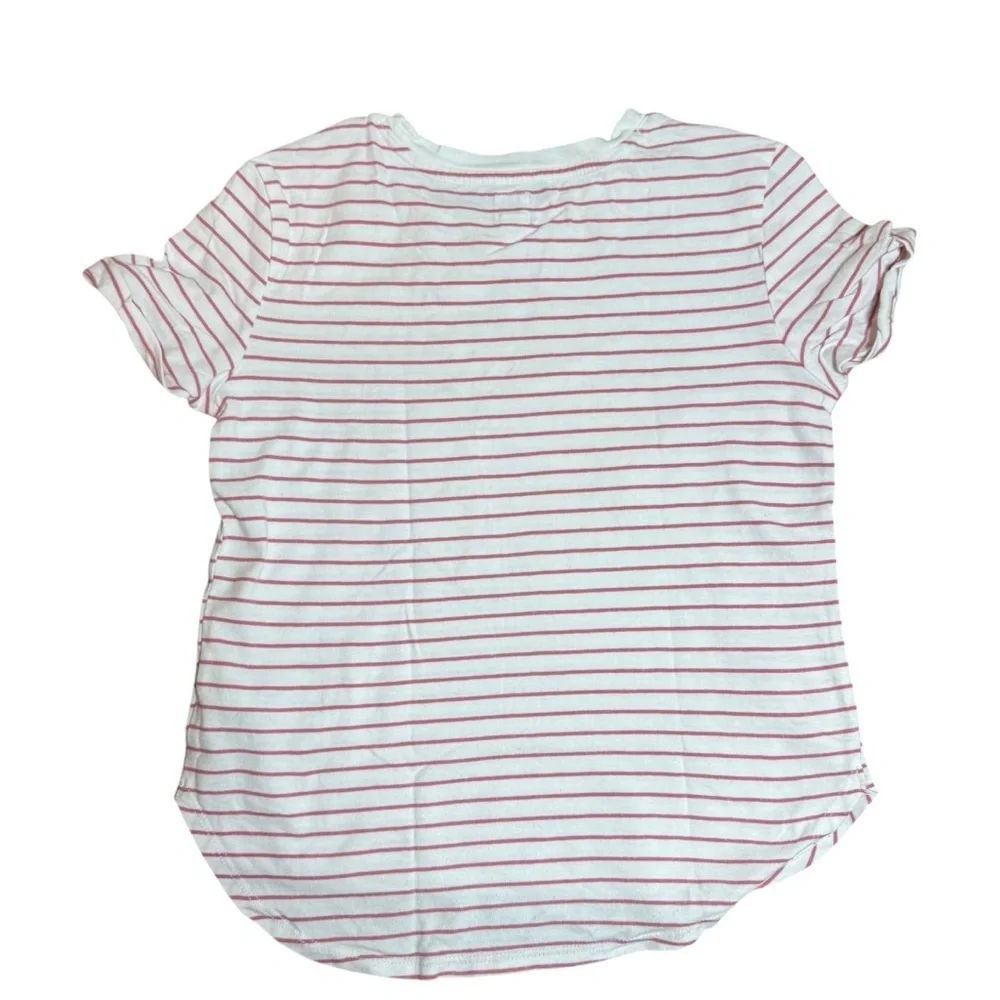 GAP Kids Girls Striped Sequin Graphic T-Shirt “Planting the Future” | Size S 6–7